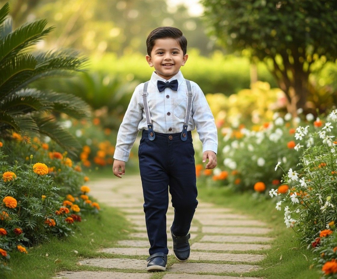 white colour Boys Party Shirt